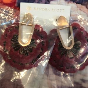Kendra Scott feather earrings